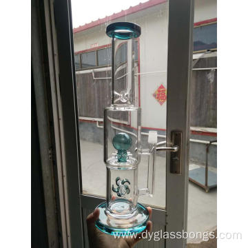 Glass Smoking Bongs with Turbine and Sunflower Filters